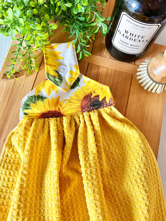 Large Sunflower Kitchen Towel
