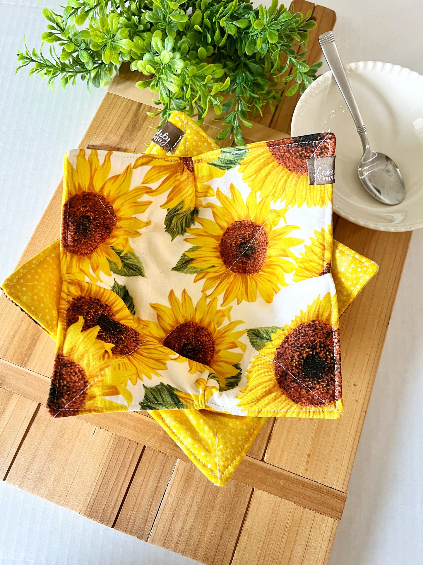 Large Sunflower Bowl Cozy