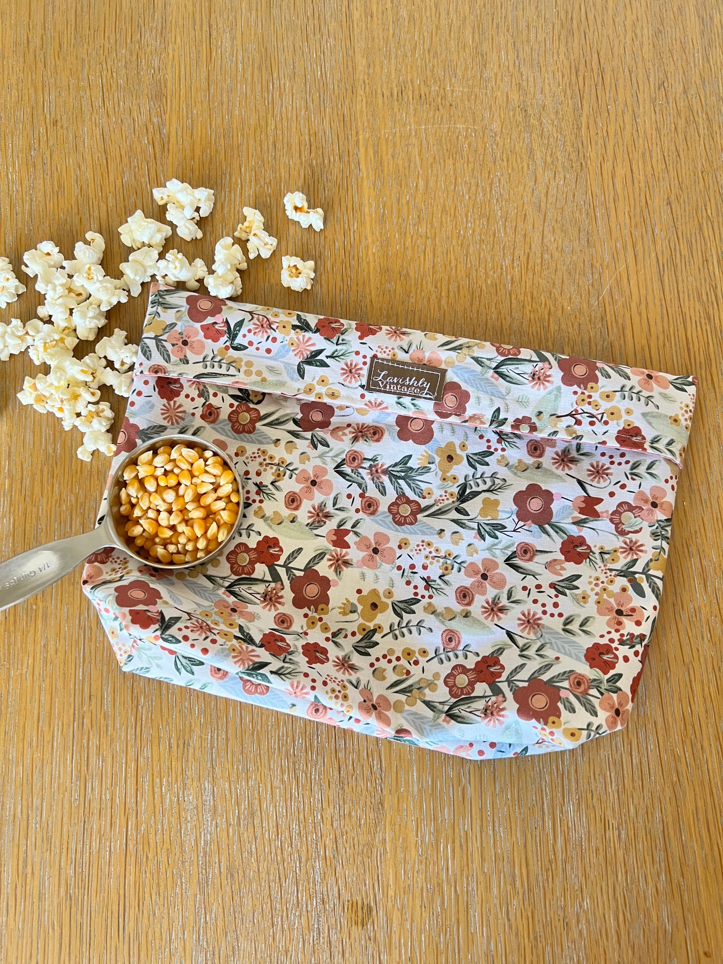 Wildflower Popcorn Bag