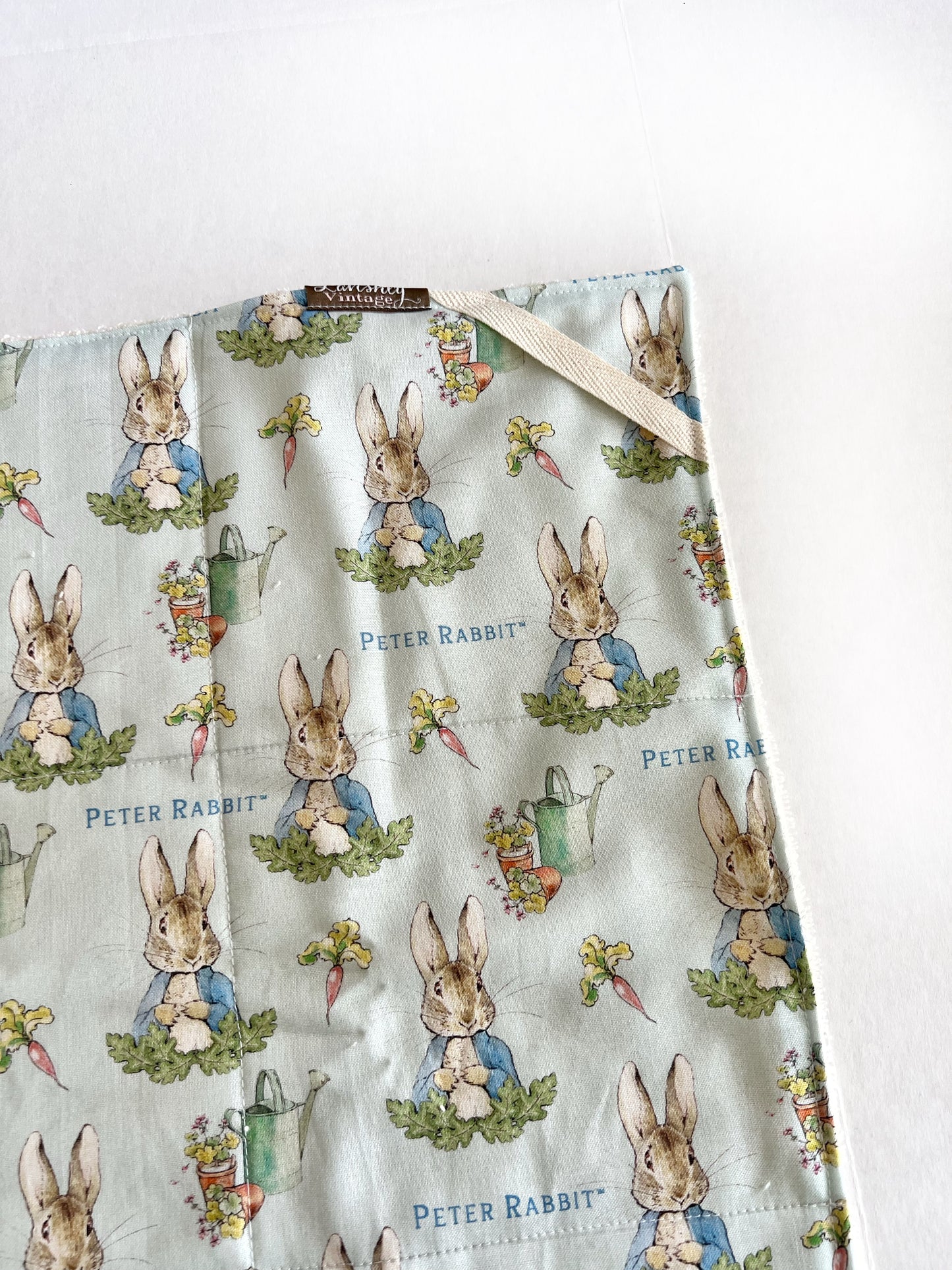 Peter Rabbit on Blue Drying Mat