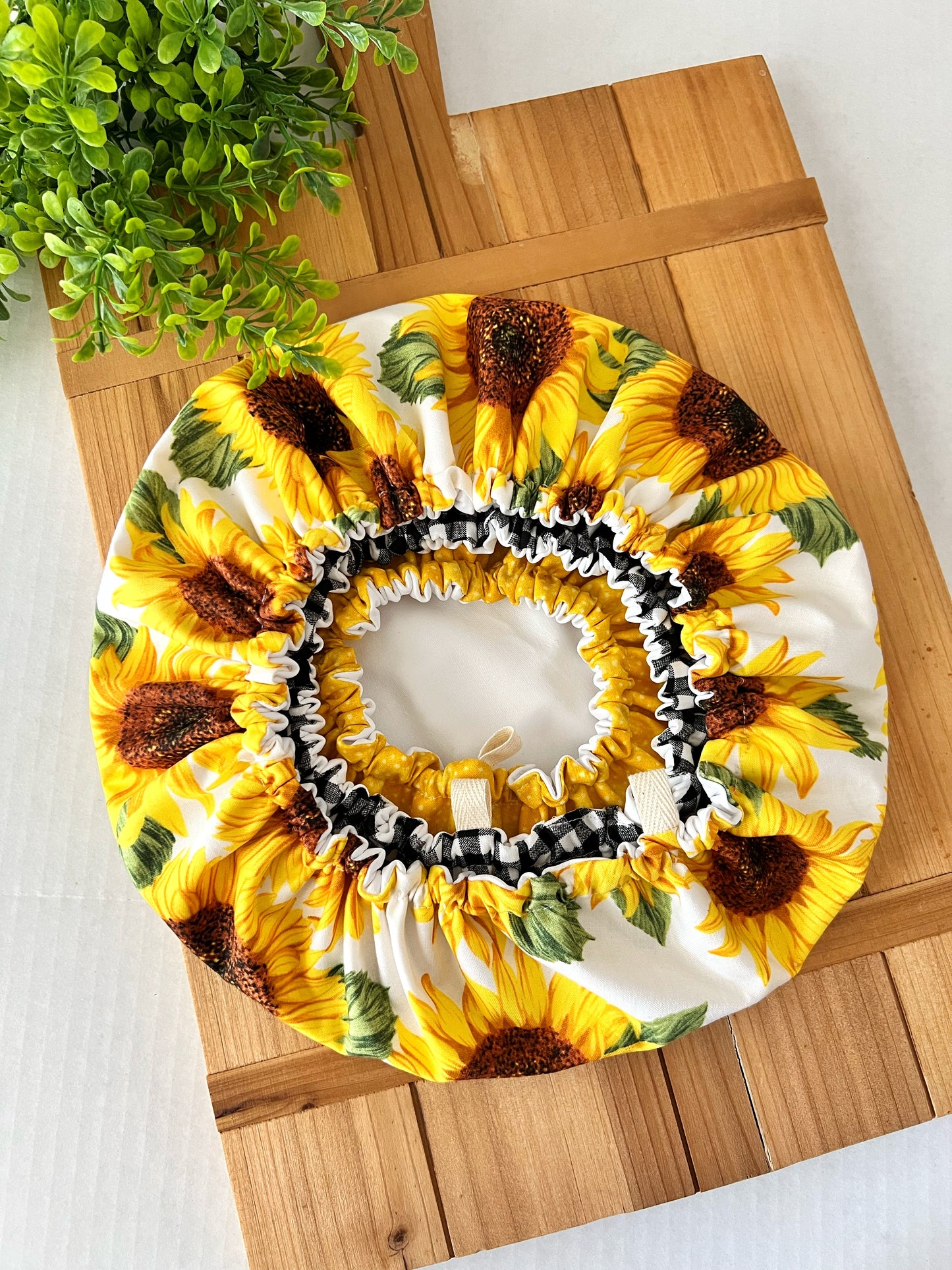 Large Sunflower Bowl Cover Set